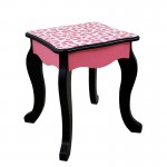 Masuta de toaleta copii cu 3 oglinzi, sertar si scaun ROZ- Vanity Table and Stool  Masuta de toaleta copii cu 3 oglinzi, sertar si scaun ROZ- Vanity Table and Stool